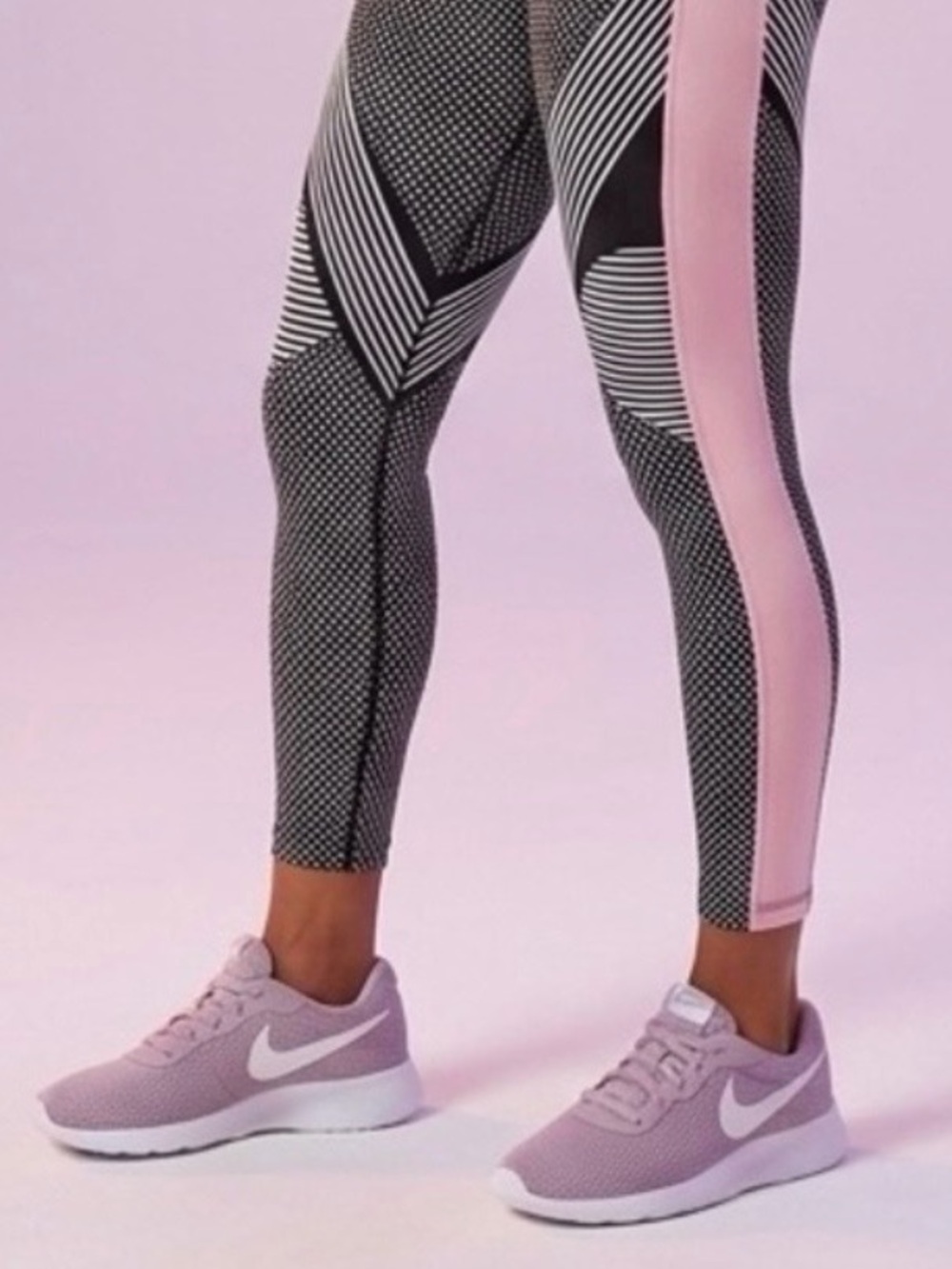 Nike Tanjun Light Pink Mesh Lace Up